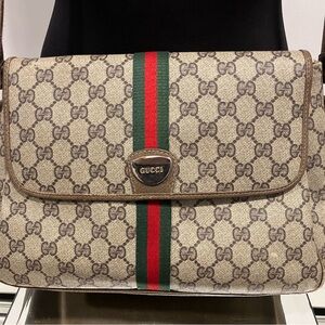 Vintage Gucci Ophidia Crossbody GG Brown Monogram Authentic One Owner 12”